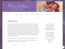 Tablet Screenshot of poeticcellars.com